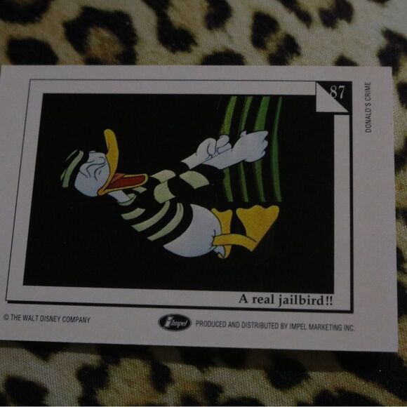 FS Donald's Crime F87 Disney Card - Picture 2 of 2